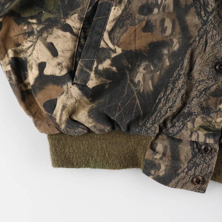 Jerzees Camouflage Pattern Real Tree Camo Cotton Blouson Men's L size /eaa476697