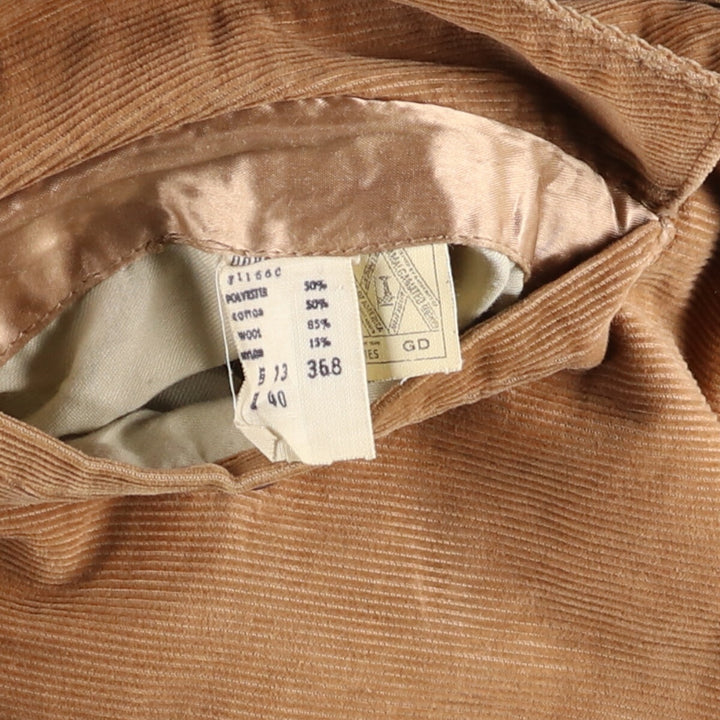 ~80'S Reversible Corduroy Harrington Jacket Swing Top Men's M /eaa476699