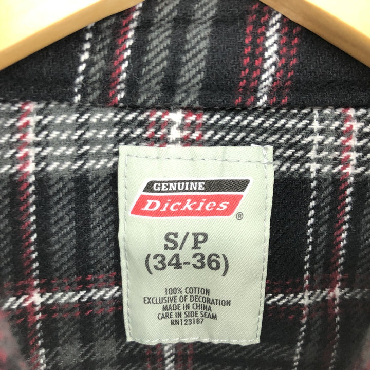 Dickies Long Sleeve Heavy Flannel Check Shirt Men's S / eaa476707