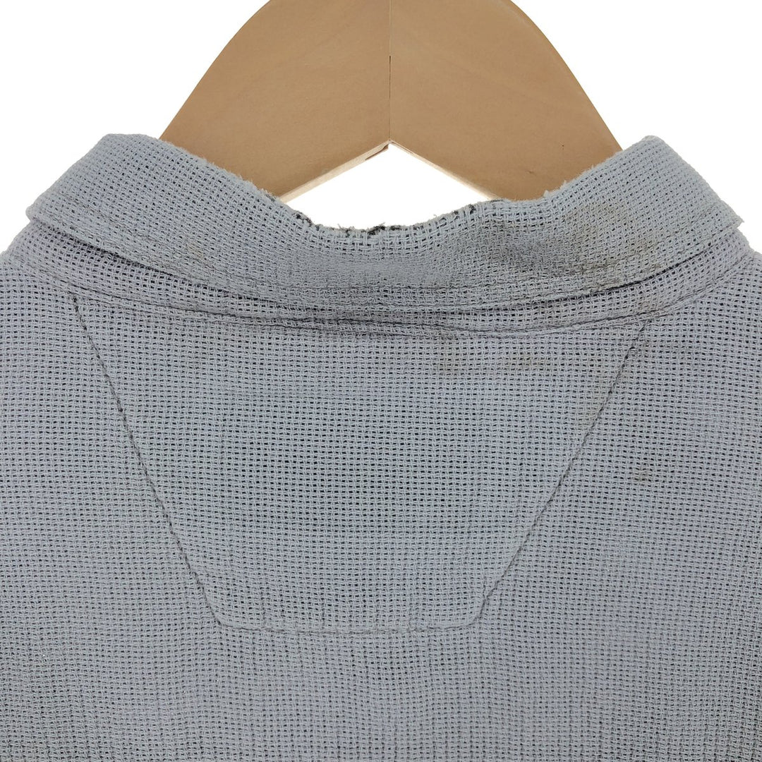 Harley-Davidson Long Sleeve Work Shirt, Men's XL cotton gray type Vintage Second Hand