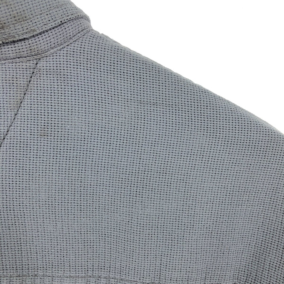 Harley-Davidson Long Sleeve Work Shirt, Men's XL cotton gray type Vintage Second Hand