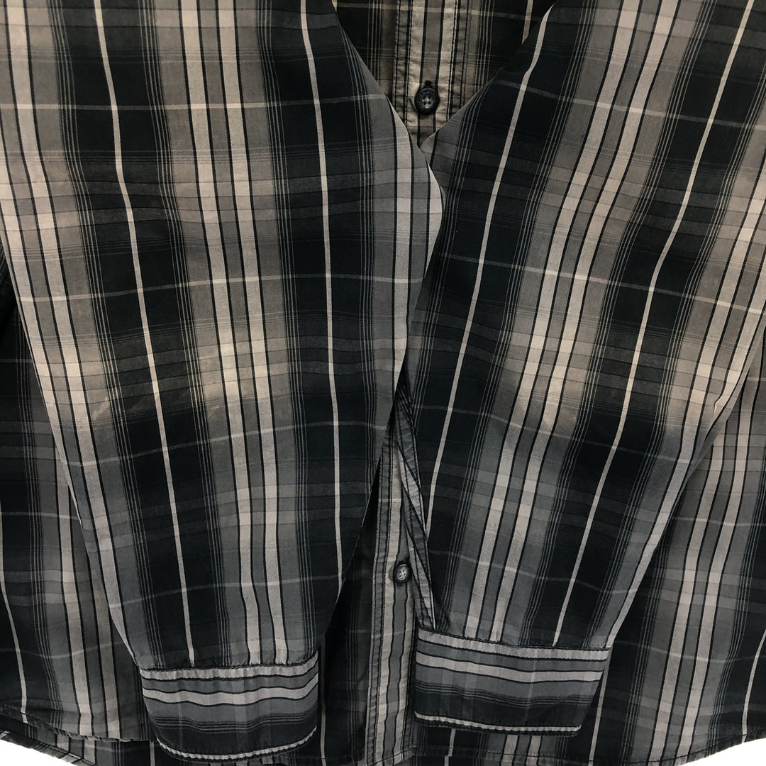 Harley-Davidson Check Pattern Long Sleeve Button-Down Work Shirt Men's XL / eaa476766