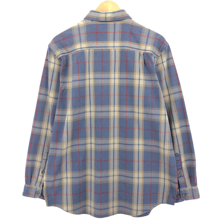 Carhartt ORIGINAL FIT long sleeve cotton check shirt, men's size L / eaa476815