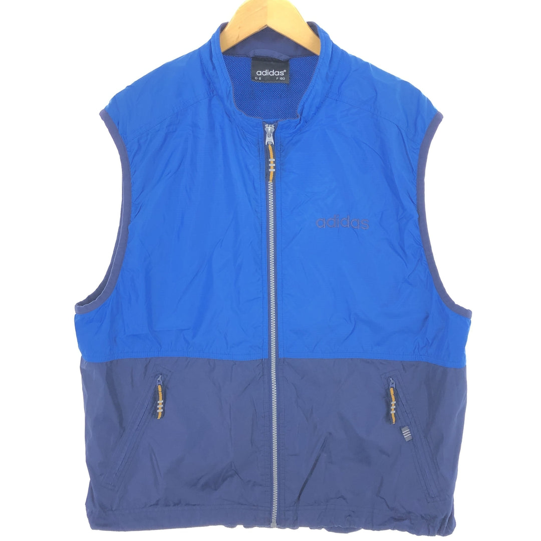 90'S Adidas Warm-up Vest Men's M Size Vintage / eaa476844