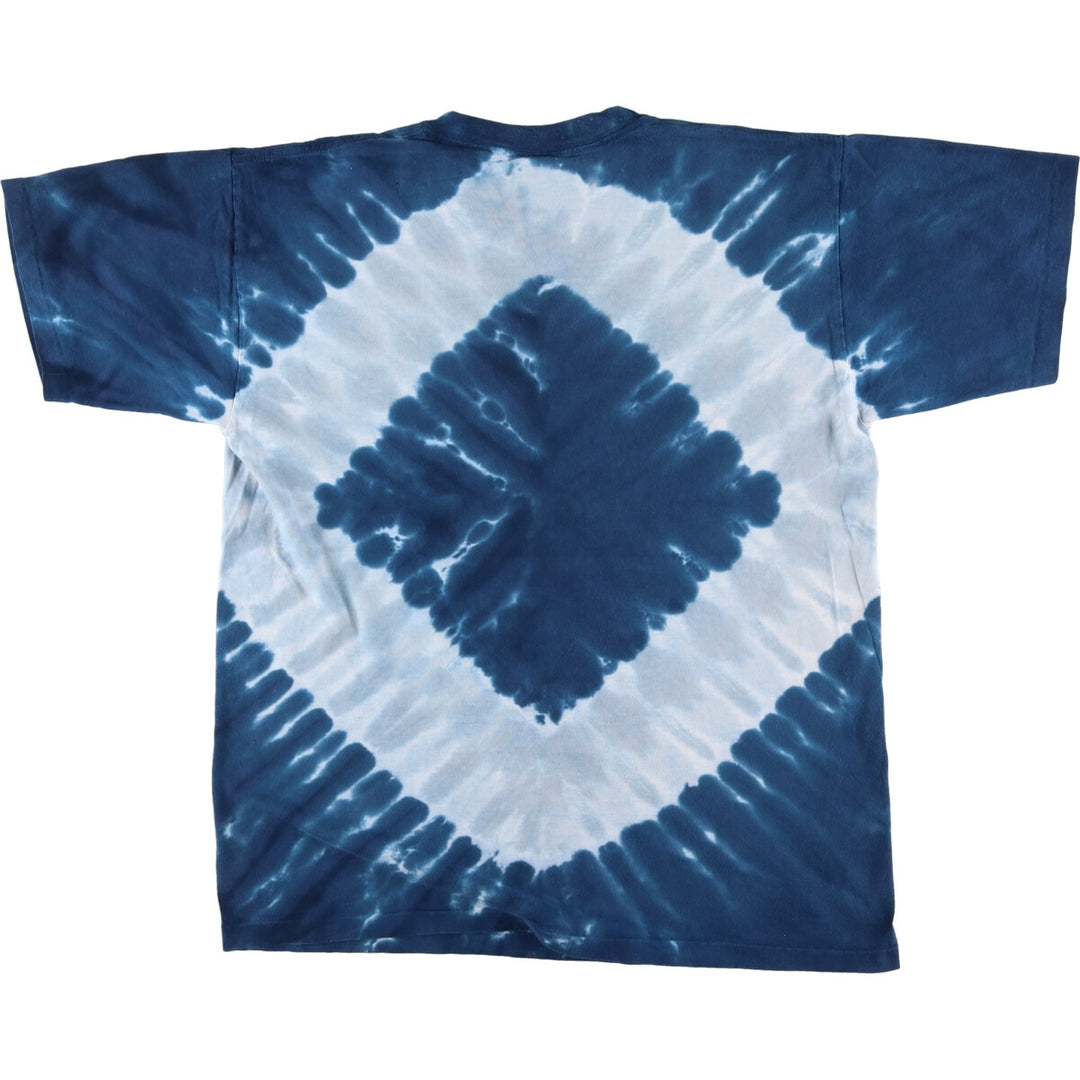 90'S Lee MLB New York Yankees Tie-dye Pattern Logo T-shirt Made in USA Men's L Vintage /eaa477012