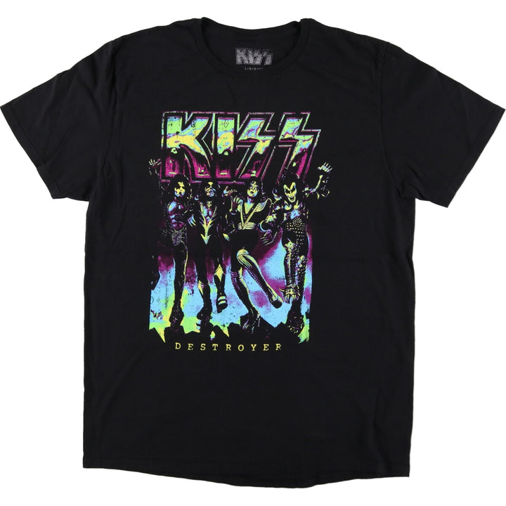 KISS Band T-shirt, Men's L size / eaa477031