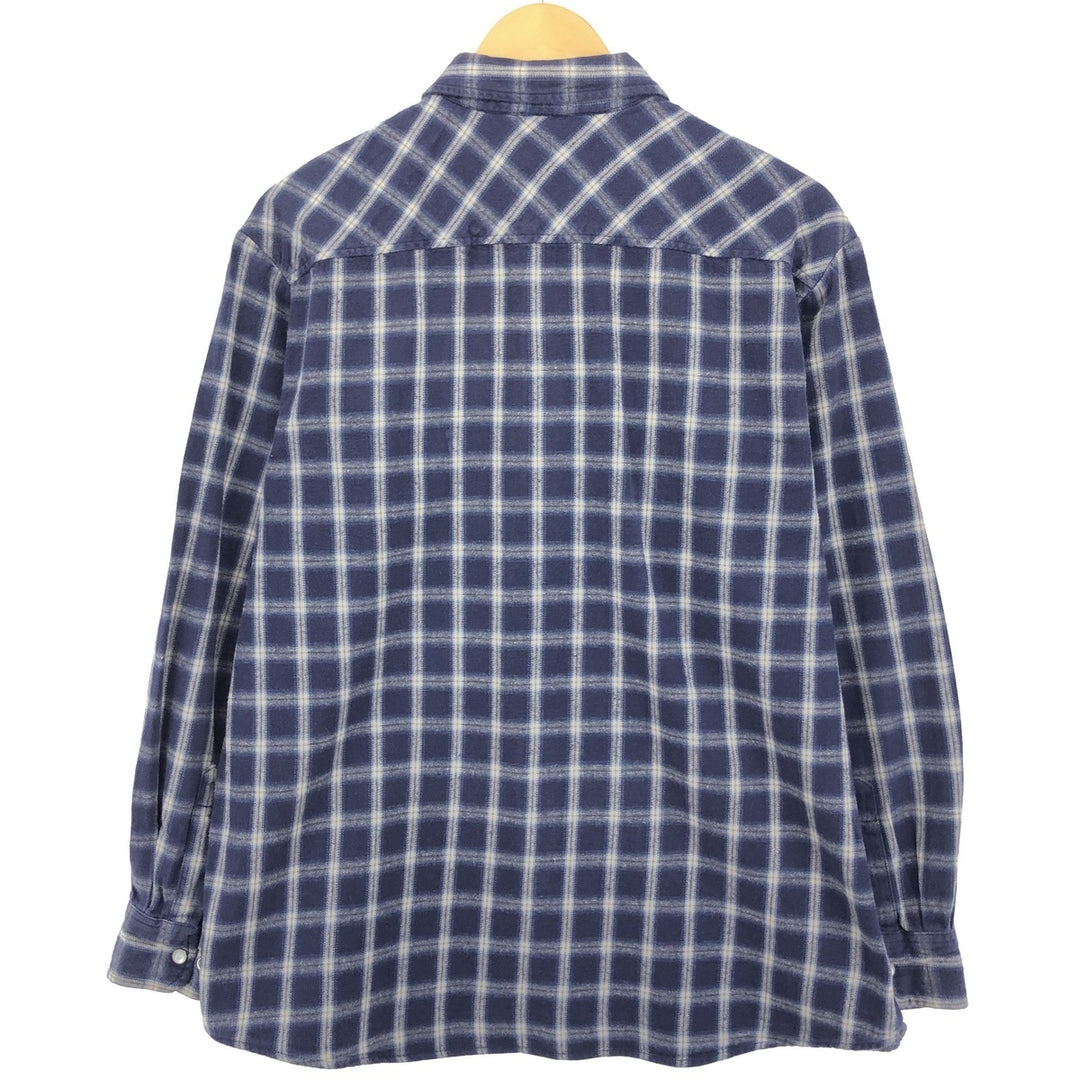 Dickies Ombre Check Long Sleeve Light Nell Check Shirt Men's L size / eaa477064