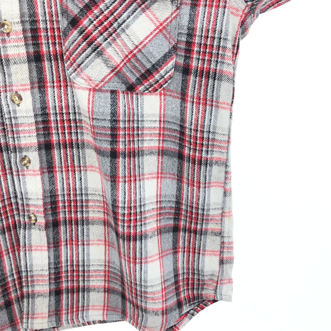 90'S Five Brother Long Sleeve Flannel Check Shirt Men's XL Vintage /eaa477072