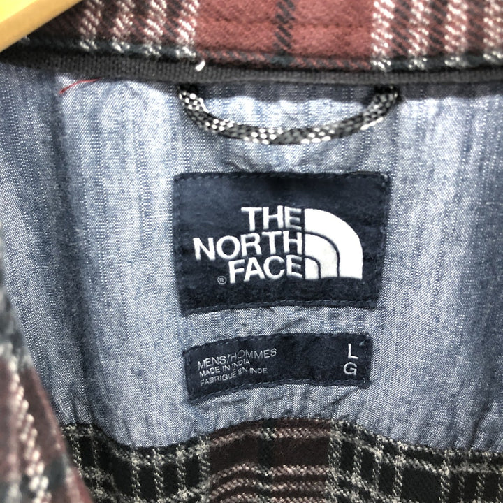 THE NORTH FACE Long Sleeve Flannel Check Shirt Men's Size L / eaa477088