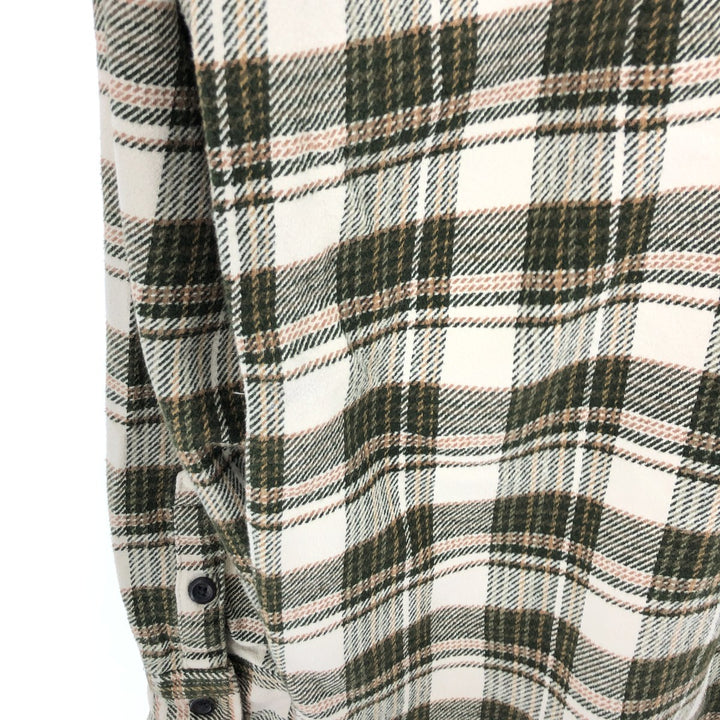 ORVIS Long Sleeve Heavy Flannel Check Shirt Men's Size L /eaa477093