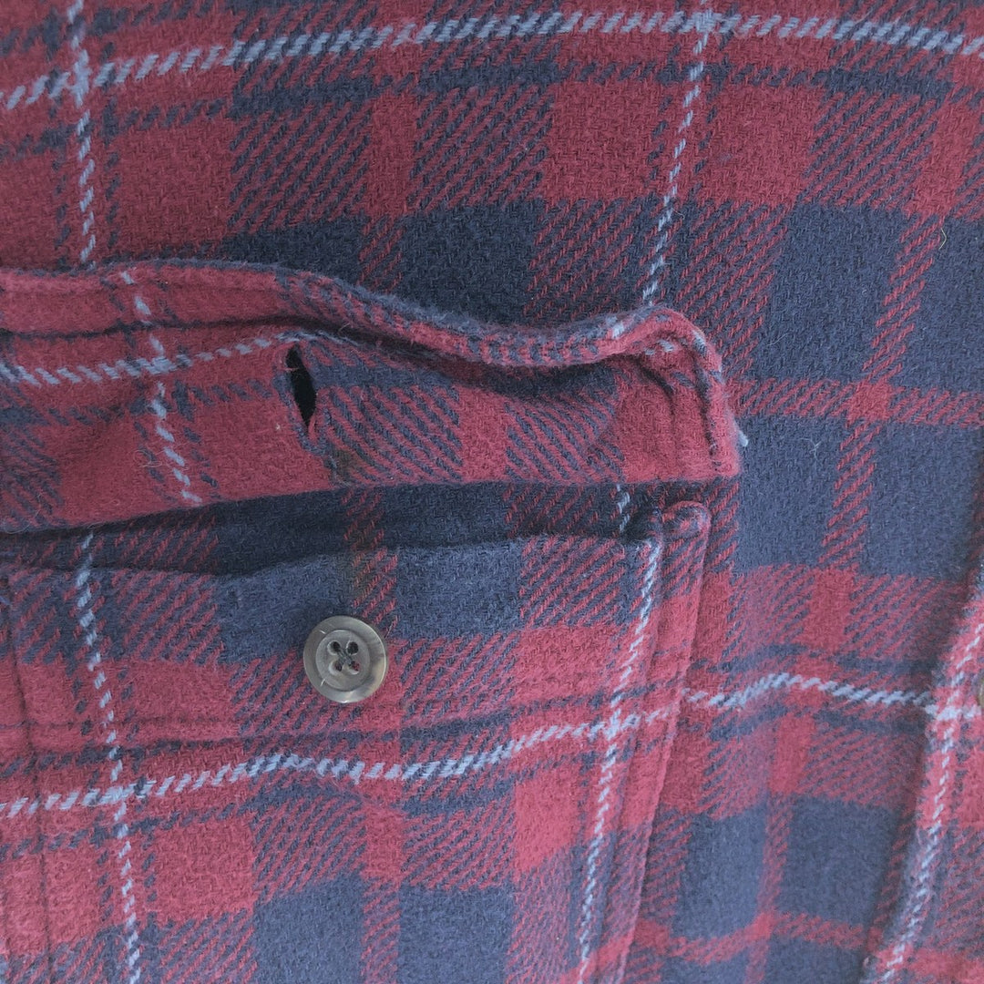 ORVIS Long Sleeve Heavy Flannel Check Shirt Men's XXL /eaa477099