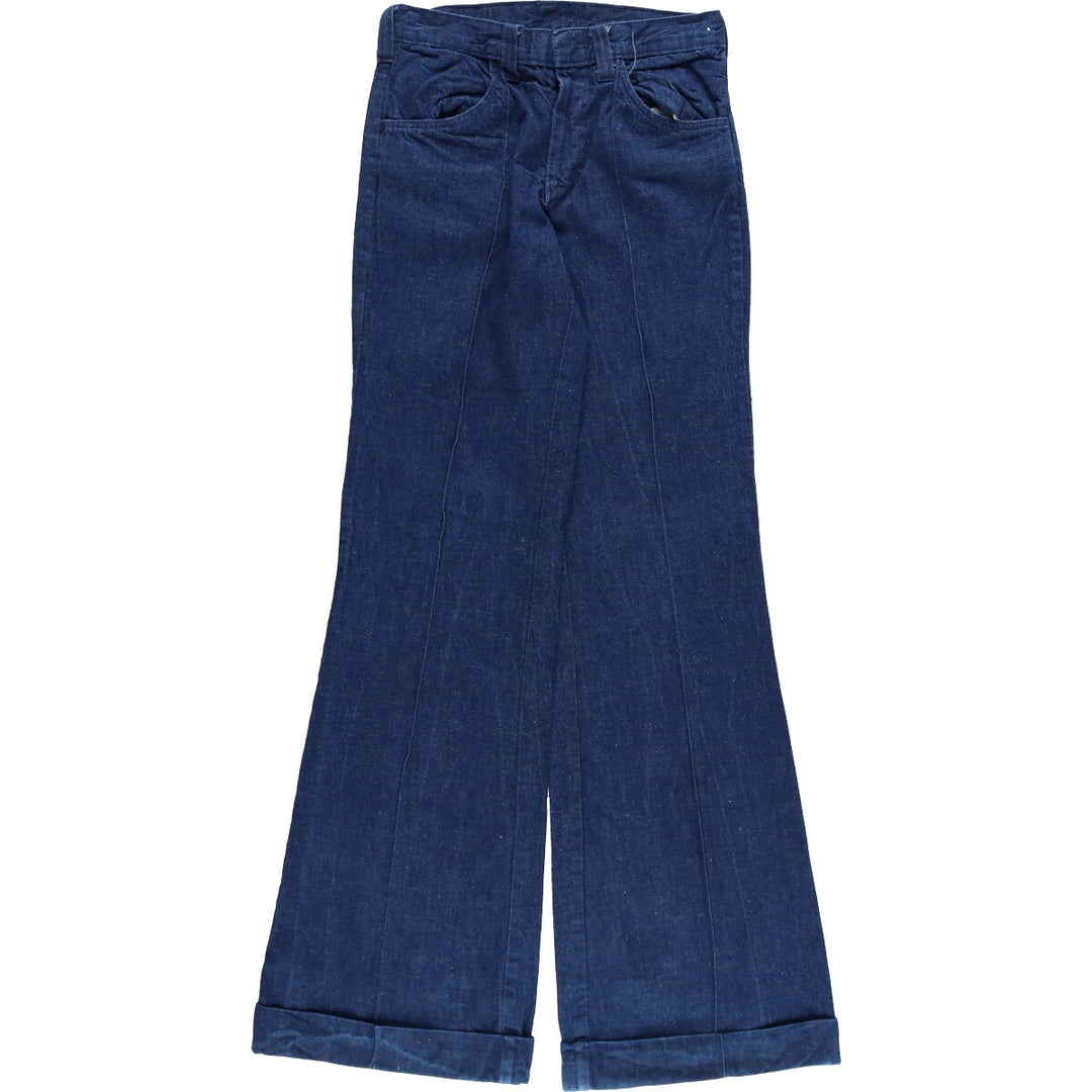 60'S CONTACT BY MILLER Flare Cut Denim Pants Men's W29 Vintage /eaa477103