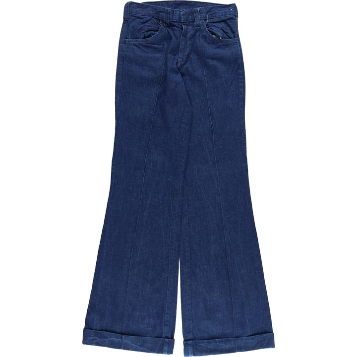 60'S CONTACT BY MILLER Flare Cut Denim Pants Men's W29 Vintage /eaa477103