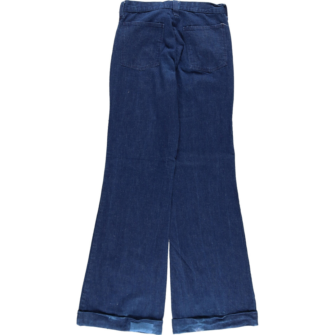 60'S CONTACT BY MILLER Flare Cut Denim Pants Men's W29 Vintage /eaa477103