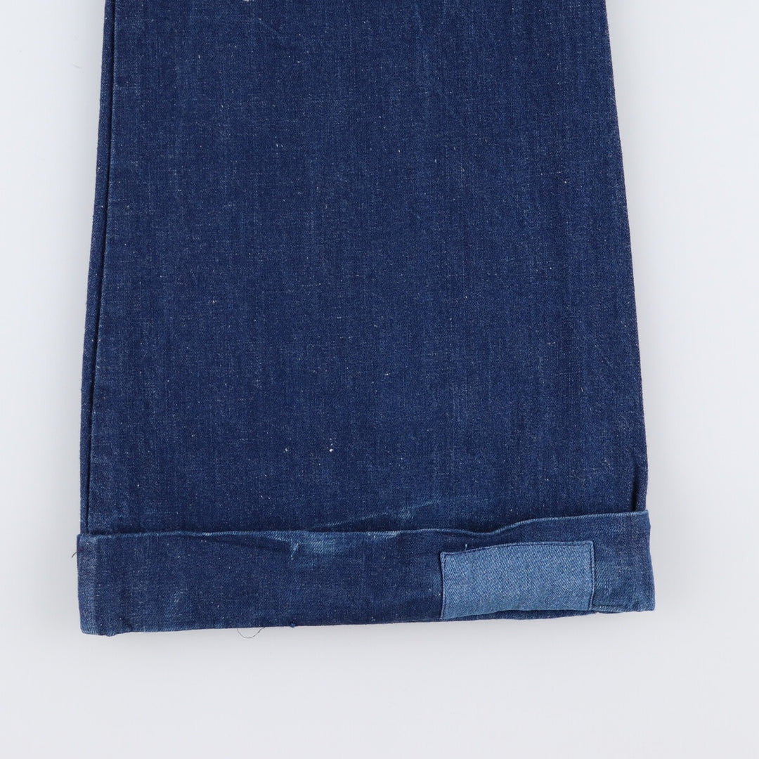 60'S CONTACT BY MILLER Flare Cut Denim Pants Men's W29 Vintage /eaa477103