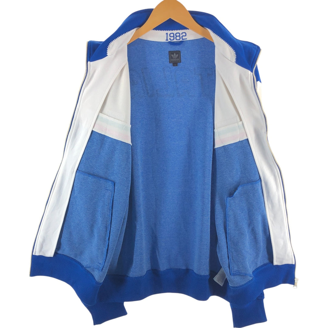 00'S adidas back print jersey track jacket men's size L / eaa477210