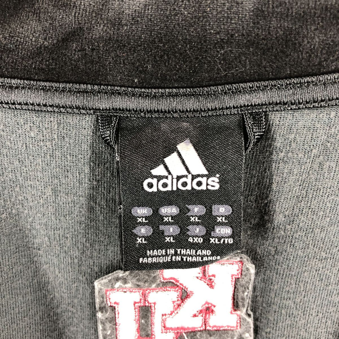 00'S Adidas Velour Jersey Track Jacket Men's XL cotton black type Vintage Second Hand