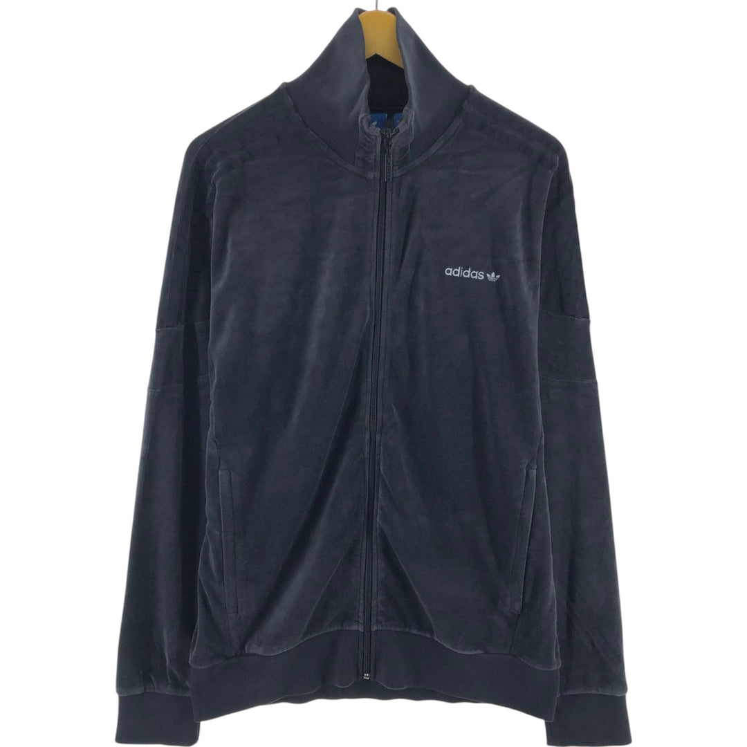 Adidas Originals Velour Jersey Track Jacket Men's Size L / eaa477240