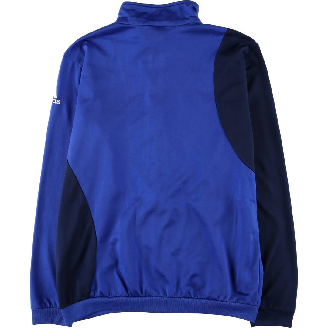 00'S adidas jersey track jacket, men's size M polyester blue type Vintage Second Hand
