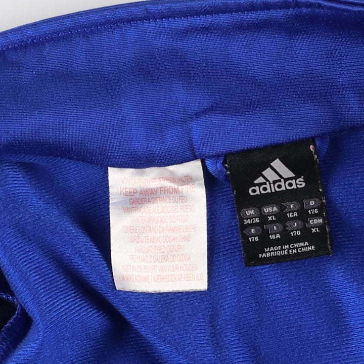 00'S adidas jersey track jacket, men's size M polyester blue type Vintage Second Hand