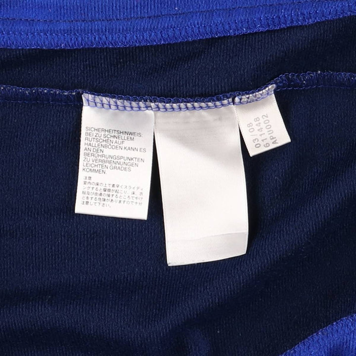 00'S adidas jersey track jacket, men's size M polyester blue type Vintage Second Hand