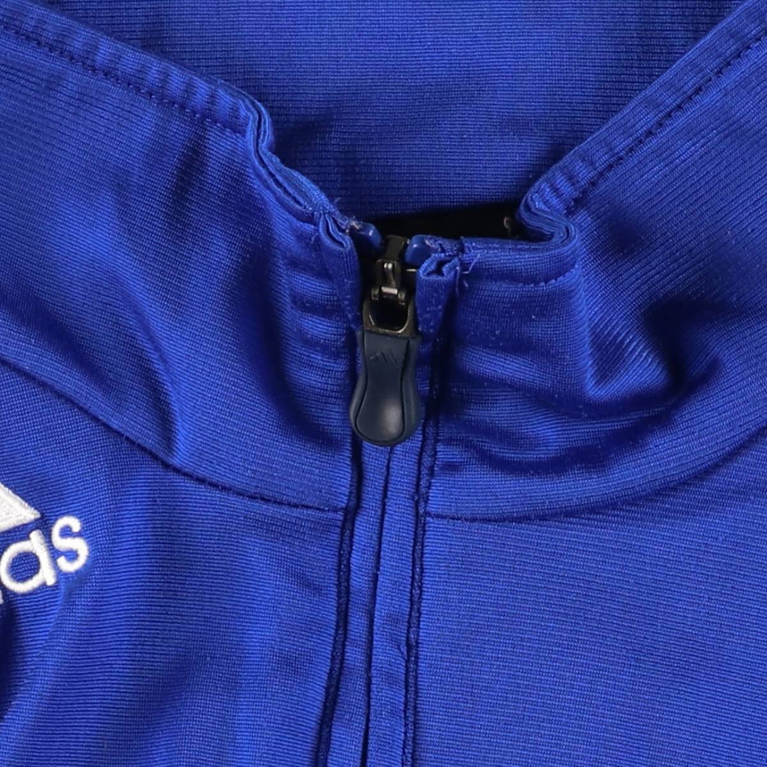 00'S adidas jersey track jacket, men's size M polyester blue type Vintage Second Hand