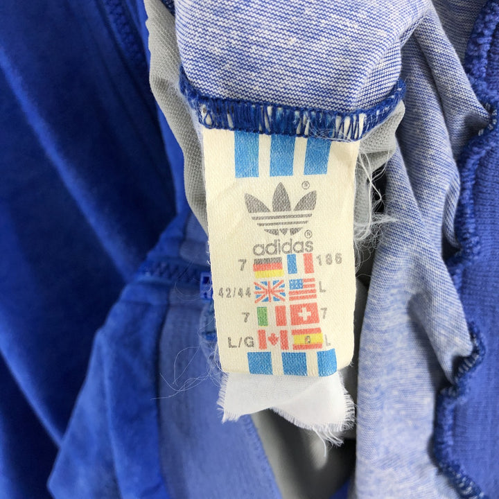80'S Adidas Velour Jersey Track Jacket Men's Size L Vintage / eaa477278