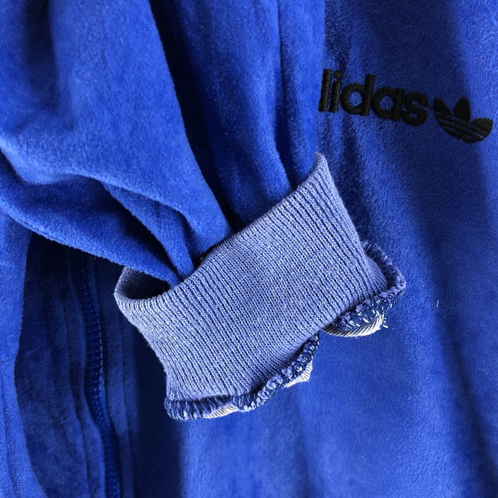 80'S Adidas Velour Jersey Track Jacket Men's Size L Vintage / eaa477278