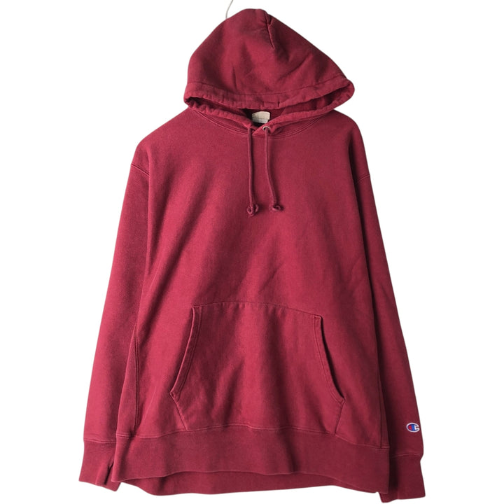 Champion Reverse Weave Reverse Weave Pullover Hoodie, Men's XL cotton red type Vintage Second Hand