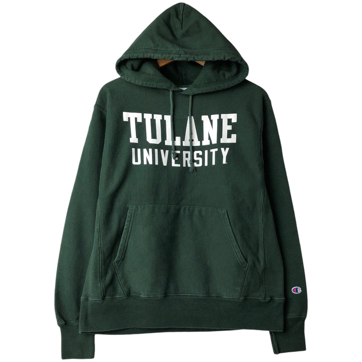 Champion REVERSE WEAVE Reverse Weave College Sweat Pullover Hoodie Men's M cotton Green type dark green Vintage Second Hand