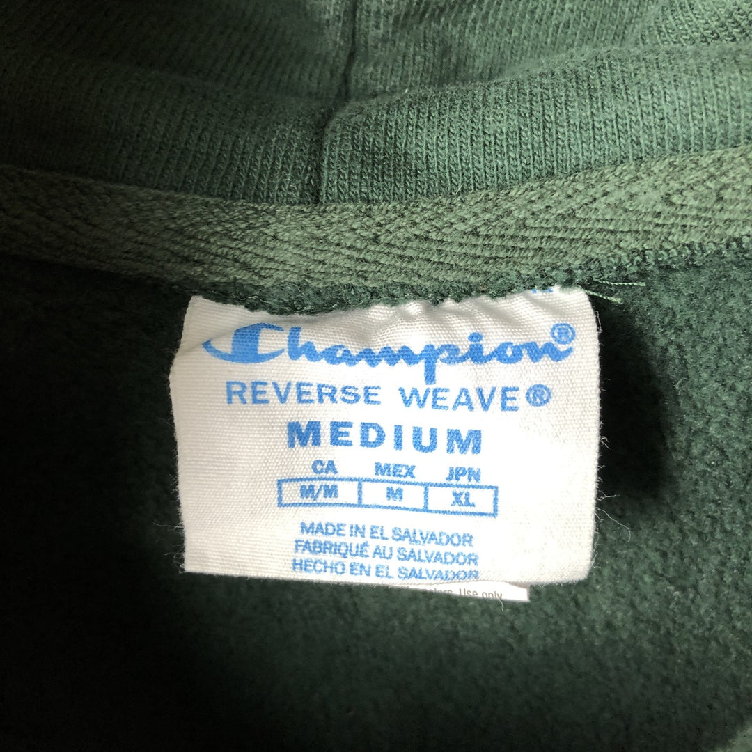 Champion REVERSE WEAVE Reverse Weave College Sweat Pullover Hoodie Men's M cotton Green type dark green Vintage Second Hand