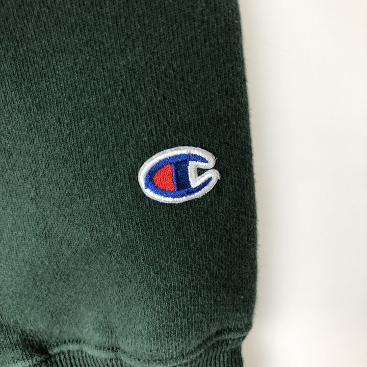 Champion REVERSE WEAVE Reverse Weave College Sweat Pullover Hoodie Men's M cotton Green type dark green Vintage Second Hand