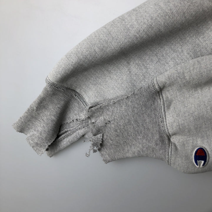 Champion Reverse Weave Iowa State University College Sweatshirt Pullover Hoodie, Made in USA, Men's Size L (approx.) unclear gray type Vintage Second Hand