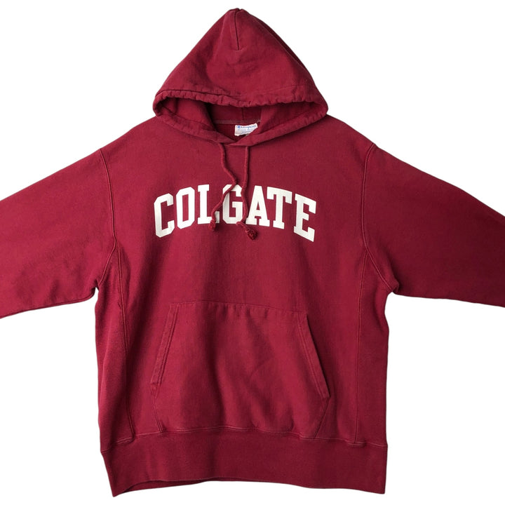 Champion REVERSE WEAVE Reverse Weave College Sweat Pullover Hoodie Men's L size unclear bordeaux Vintage Second Hand