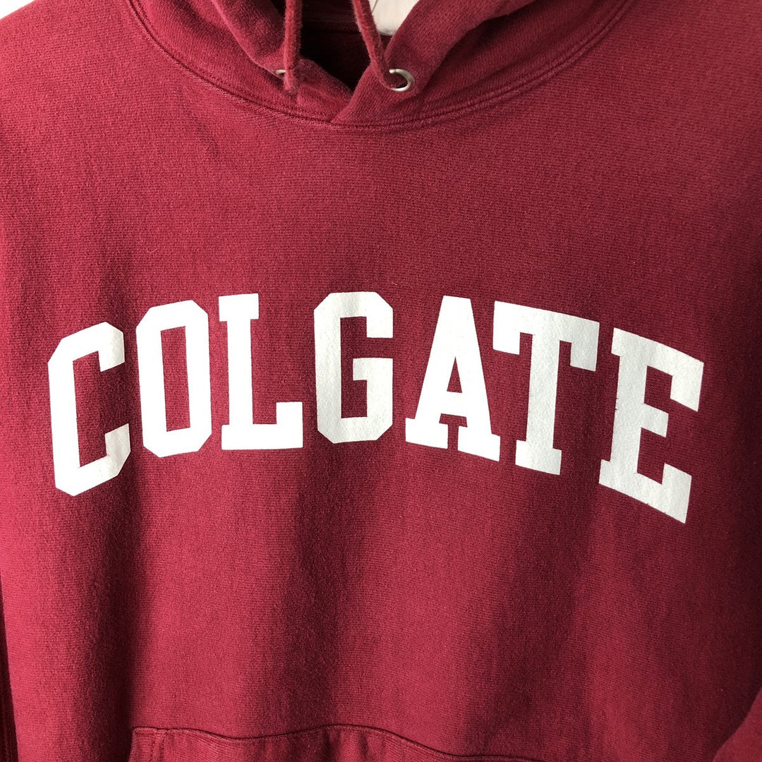 Champion REVERSE WEAVE Reverse Weave College Sweat Pullover Hoodie Men's L size unclear bordeaux Vintage Second Hand