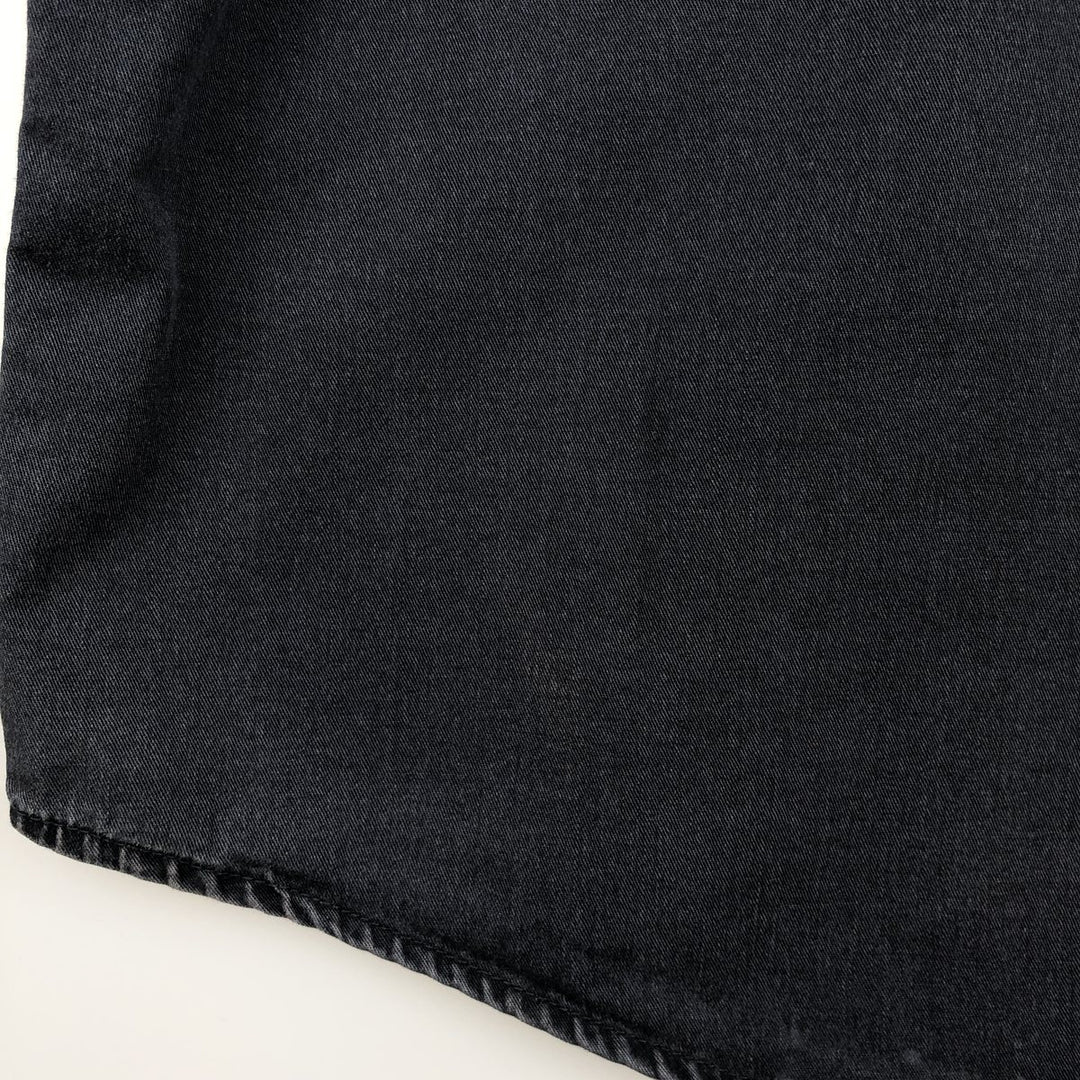 Dickies short-sleeved work shirt, men's size XL. cotton navy blue type Vintage Second Hand