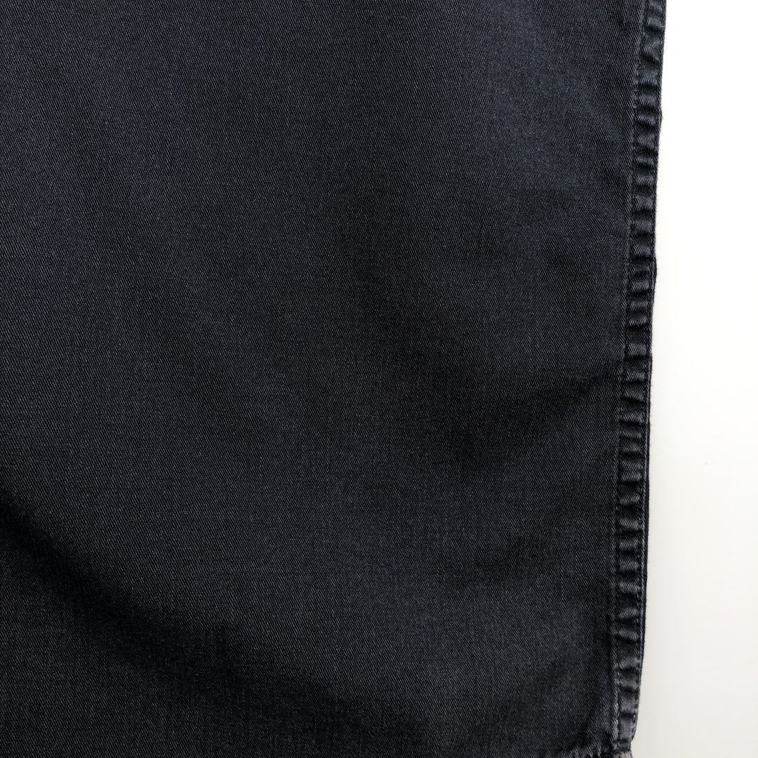Dickies short-sleeved work shirt, men's size XL. cotton navy blue type Vintage Second Hand
