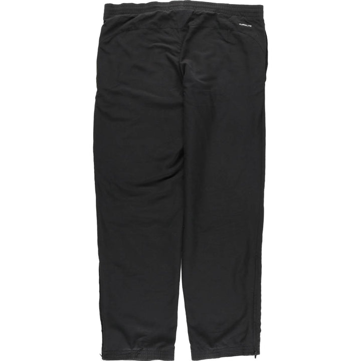 Adidas warm-up pants, nylon pants, rustling pants, men's size M polyester black type Vintage Second Hand