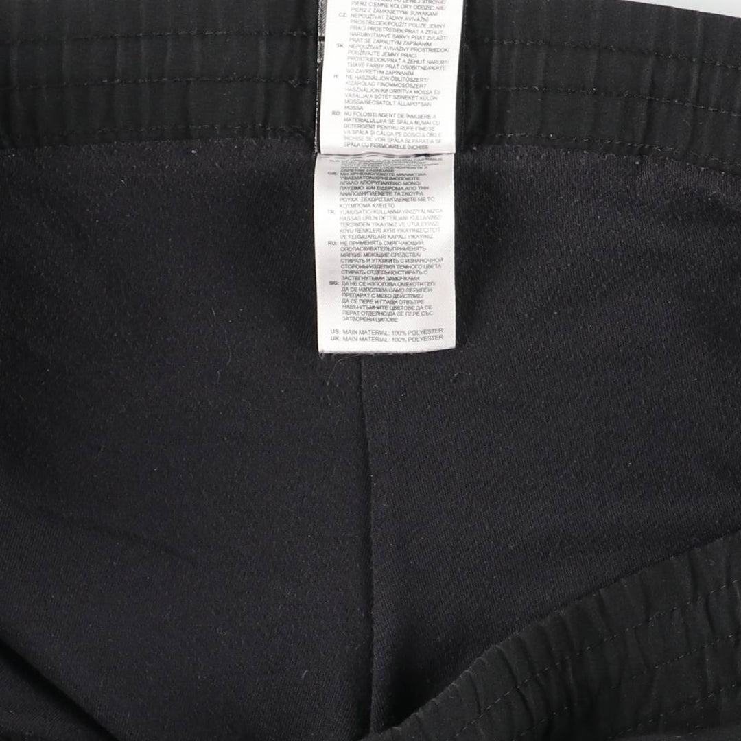 Adidas warm-up pants, nylon pants, rustling pants, men's size M polyester black type Vintage Second Hand