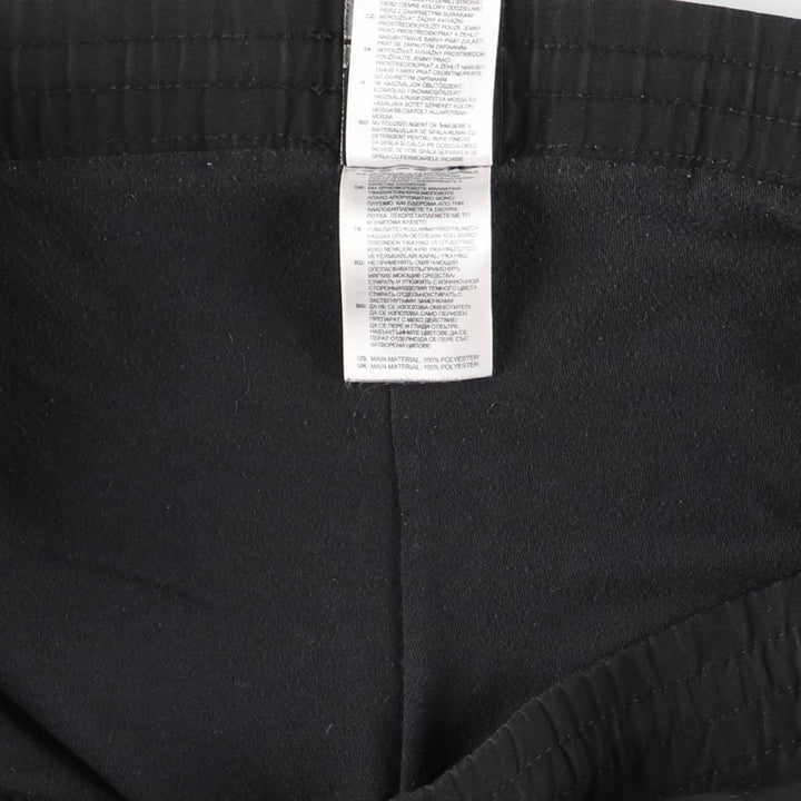 Adidas warm-up pants, nylon pants, rustling pants, men's size M polyester black type Vintage Second Hand