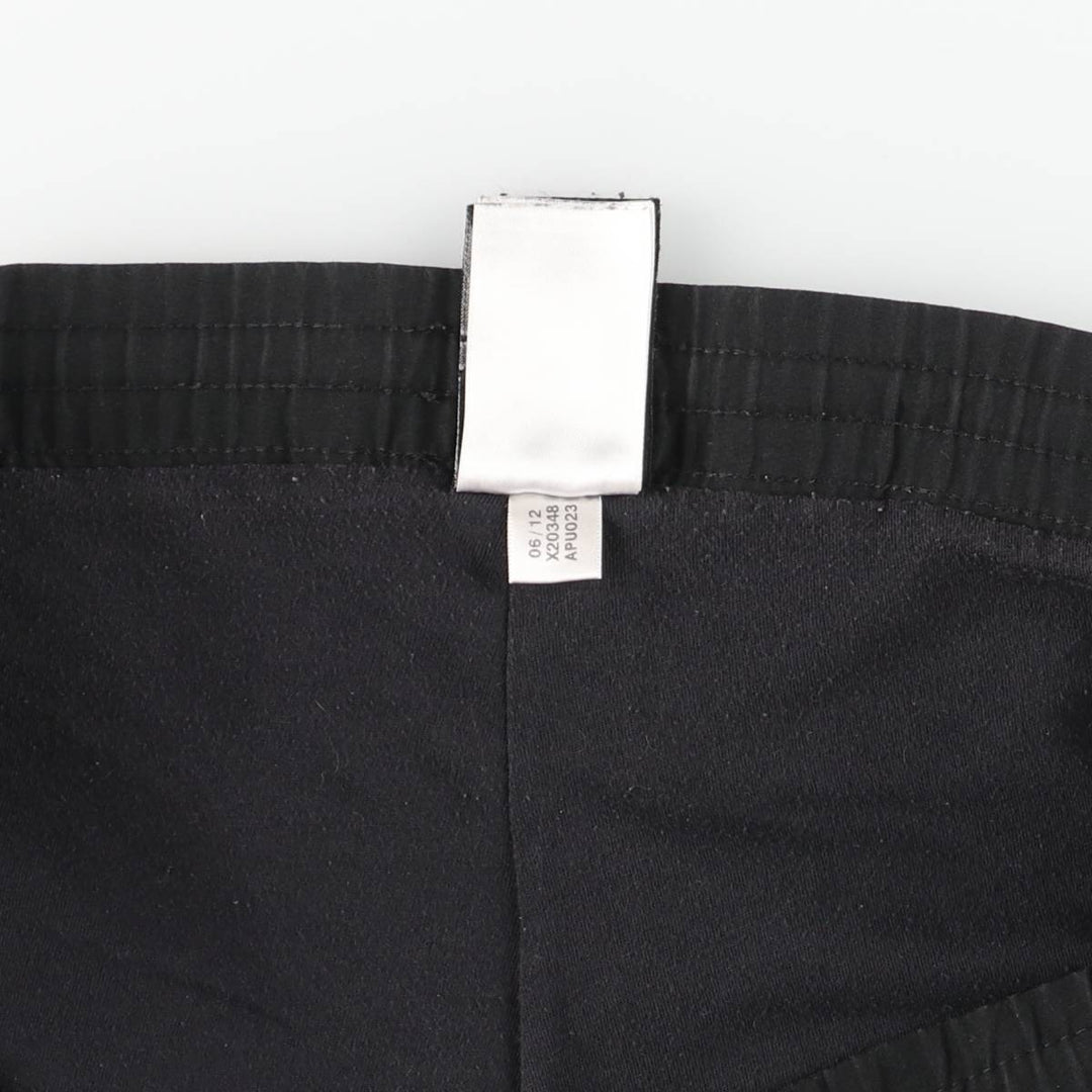Adidas warm-up pants, nylon pants, rustling pants, men's size M polyester black type Vintage Second Hand