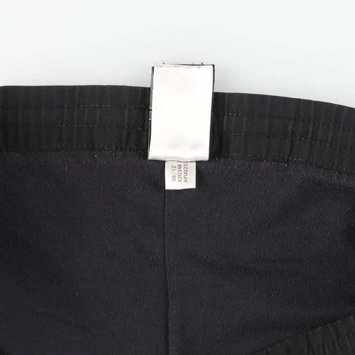 Adidas warm-up pants, nylon pants, rustling pants, men's size M polyester black type Vintage Second Hand