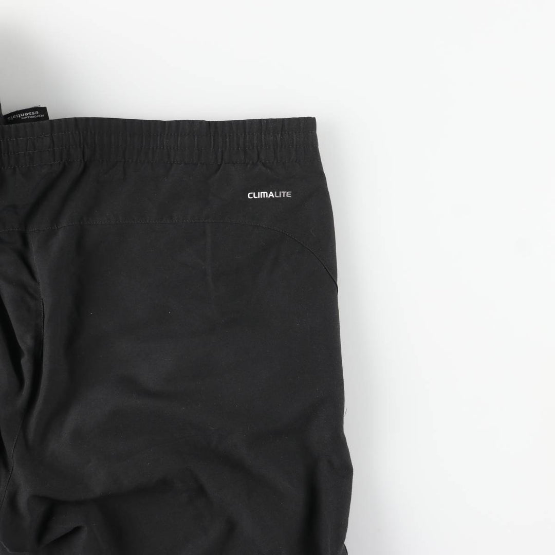 Adidas warm-up pants, nylon pants, rustling pants, men's size M polyester black type Vintage Second Hand