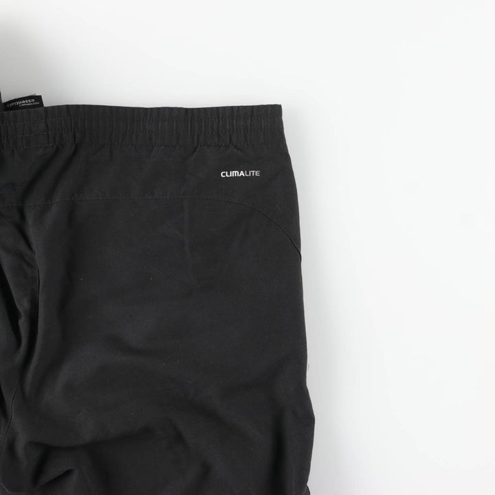 Adidas warm-up pants, nylon pants, rustling pants, men's size M polyester black type Vintage Second Hand