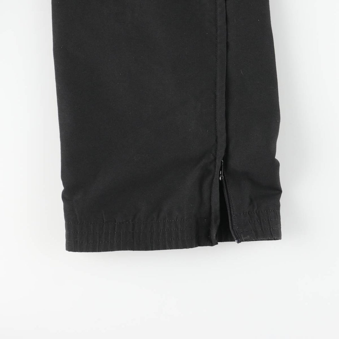 Adidas warm-up pants, nylon pants, rustling pants, men's size M polyester black type Vintage Second Hand