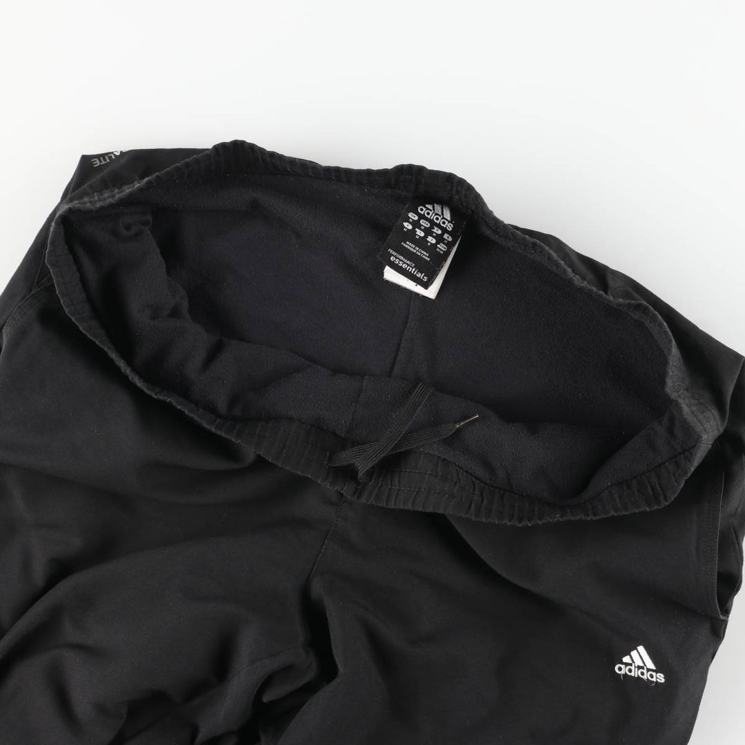 Adidas warm-up pants, nylon pants, rustling pants, men's size M polyester black type Vintage Second Hand
