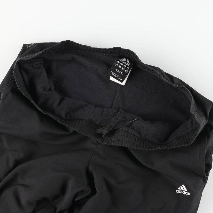Adidas warm-up pants, nylon pants, rustling pants, men's size M polyester black type Vintage Second Hand