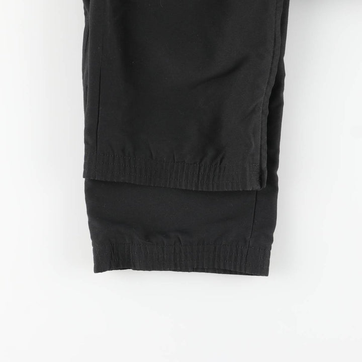 Adidas warm-up pants, nylon pants, rustling pants, men's size M polyester black type Vintage Second Hand