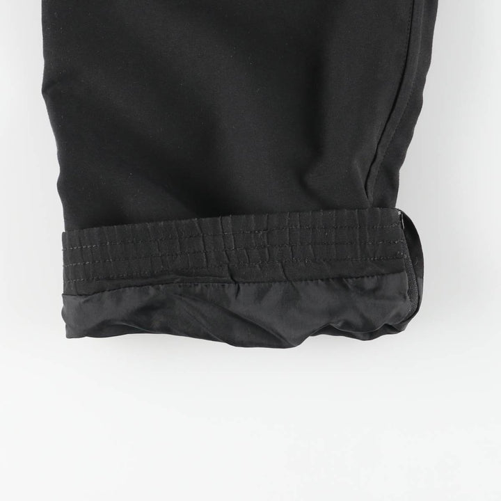 Adidas warm-up pants, nylon pants, rustling pants, men's size M polyester black type Vintage Second Hand