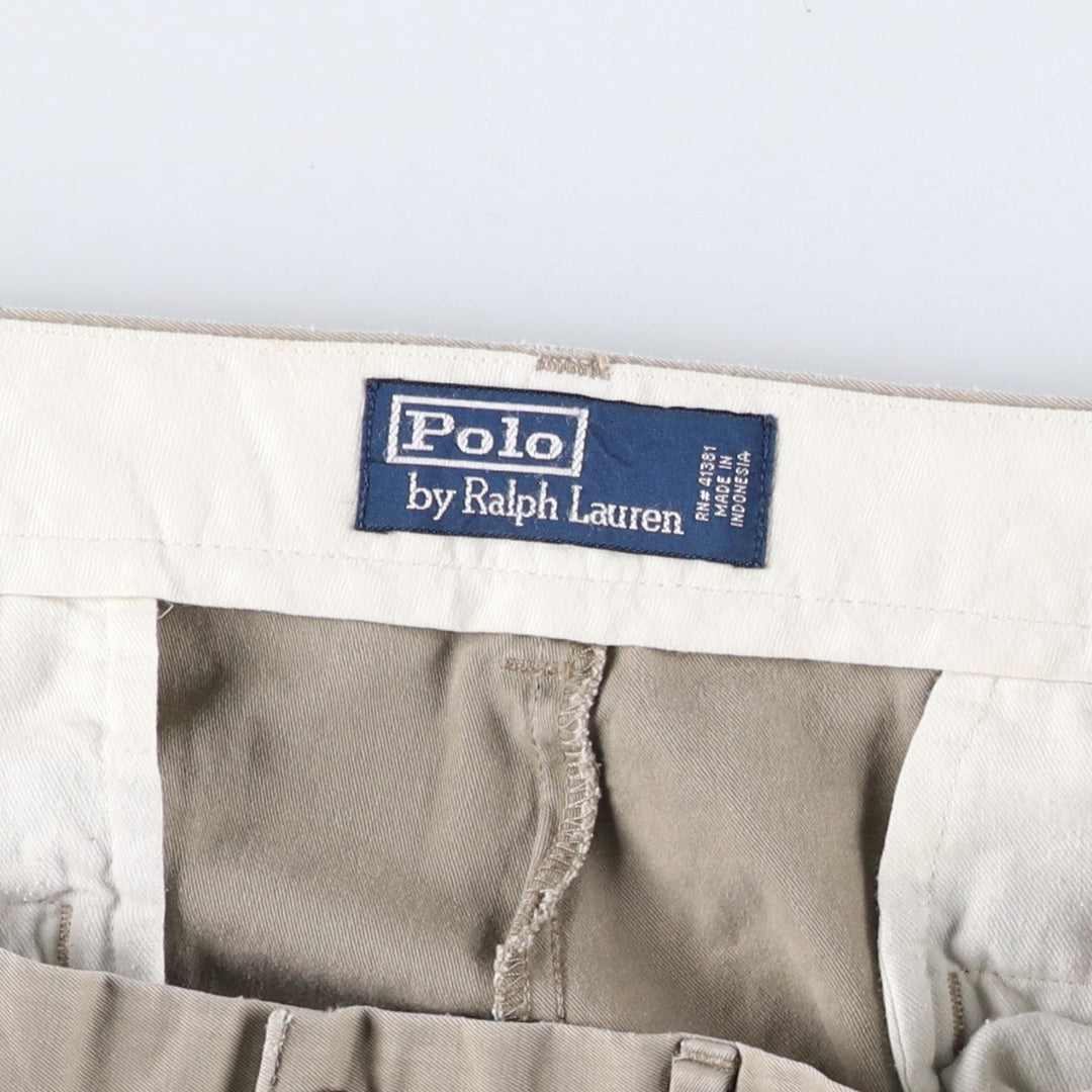 Ralph Lauren POLO by Ralph Lauren Chino Pants Men's W35 equivalent cotton brown type Vintage Second Hand